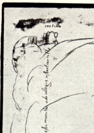 Plano de las fortificaciones de la ciudad de San Sebastián, realizado el año 1546 por el comendador Villaturiel.