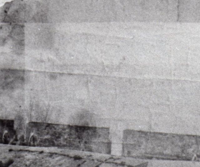 Fotografía de la parte superior del Cubo Imperial. 
Año 1862. (F. López Alén).