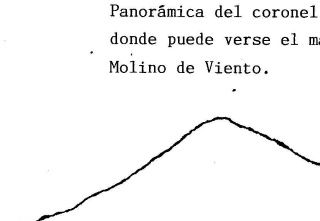 Grabado realizado por el Coronel Claudius S.Shaw en 1836, 
en el que puede verse, a la izquierda, el desaparecido mausoleo de Fletcher en el Molino de Viento.
