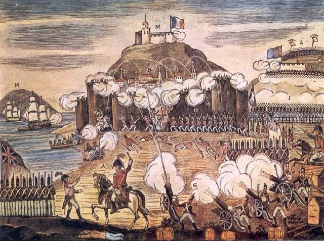 El asedio de San Sebastián. 1813. Colecc. Museo de San Telmo.